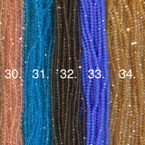 Chinese Crystal Faceted Rondelle 4mm