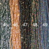 Chinese Crystal Faceted Rondelle 3.5mm