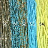Chinese Crystal Faceted Rondelle 4mm