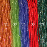 Chinese Crystal Faceted Rondelle 8mm