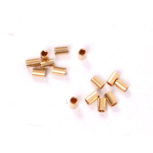 14K Gold Filled Crimp Bead 2x3mm (50 pcs)