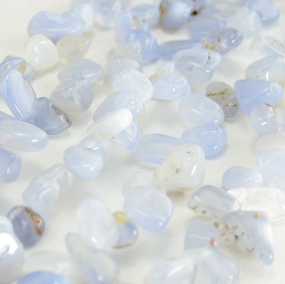 Blue Lace Agate Side-Drilled Nugget 10x14mm