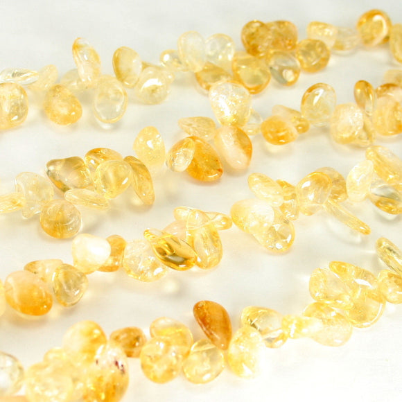 Citrine Side-Drilled Nugget 10x14mm