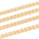 Gold Plated Brass Curb 1.5x2mm Chain by Foot