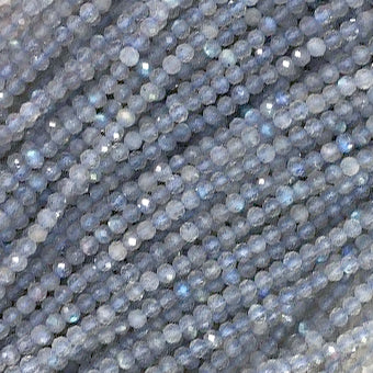 Labradorite Faceted Round Bead 2.5mm