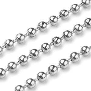Stainless Steel Ball 2mm Chain by Foot