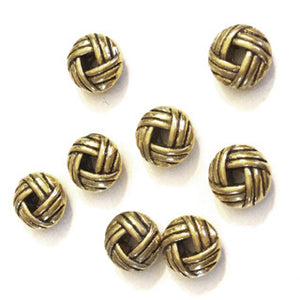 Antique Bronze Knot Spacer 6x3mm (100 pcs)