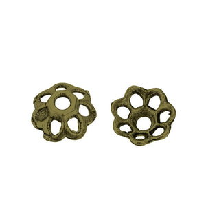 Antique Bronze Bead Cap 8x3mm (100 pcs)