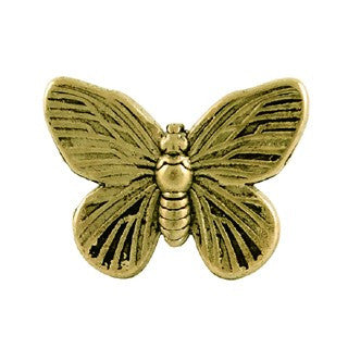 Antique Bronze Butterfly Spacer Beads 14x18mm (10 pcs)