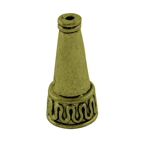 Antique Bronze Cone 10x22mm (10 pcs)