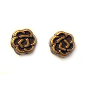 Antique Bronze Flower Spacer Beads 6mm (100 pcs)