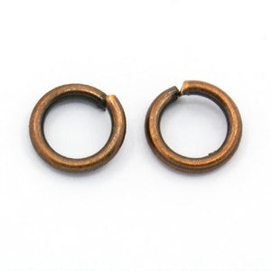 Antique Copper Open Jump Ring 5mm (200 pcs)
