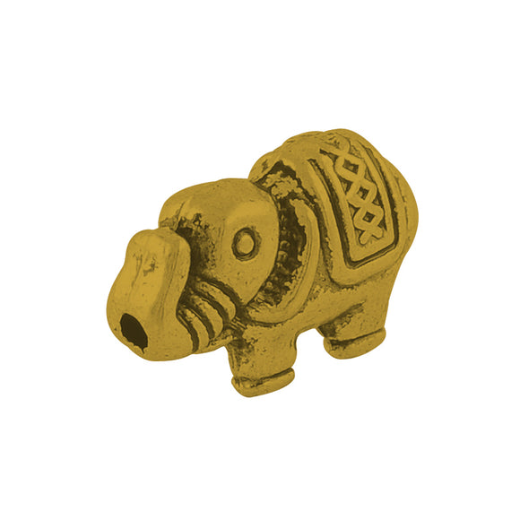 Antique Gold Elephant Spacer 13x9mm (30 pcs)