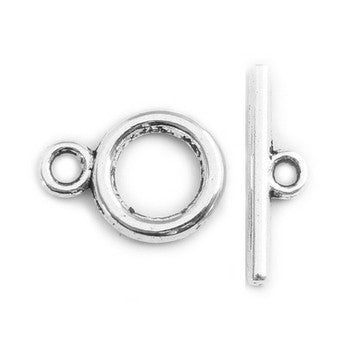 Pewter Silver Toggle 14mm (10 pcs)