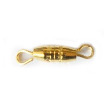 Gold Plated Brass Screw Clasp 3.5x15mm (10 pcs)
