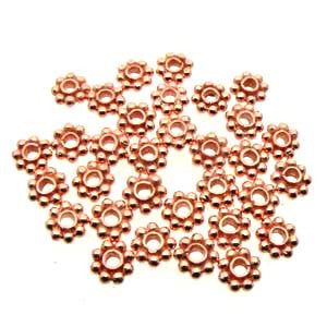 Copper Daisy Spacer 6mm (200 pcs)