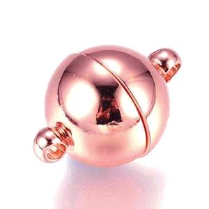Copper Magnetic Ball Clasp 10mm (5 pcs)