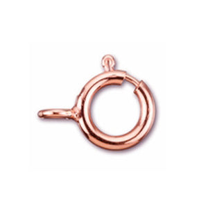 Copper Plated Brass Spring Rings 9mm (20 pcs)