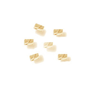 14K Gold Filled Twisted Crimp Bead 2x2mm AT (50 pcs)