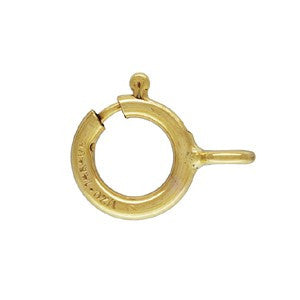 14K Gold Filled Spring Ring Clasp 5.5mm with Ring (10 pcs)