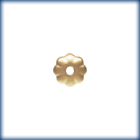 14K Gold Filled Flower Bead Caps 3mm (100 pcs)