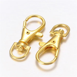 Gold Plated Swivel Trigger Clasp 13x35mm (10 pcs)