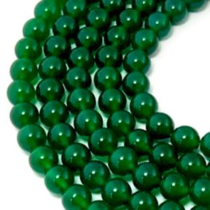Green Agate Round Beads 6mm