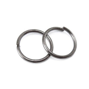 Gun Metal Open Jump Ring 6mm 18GA (200 pcs)