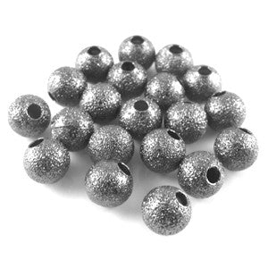 Gun Metal Stardust Round 4mm (200 pcs)