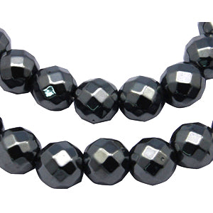 Hematite Faceted Round Bead 3mm, 4mm, 6mm