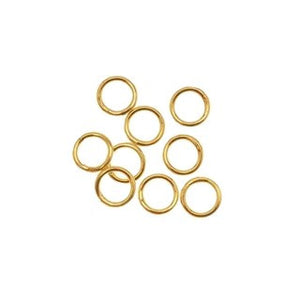 14K Gold Filled Closed Jump Ring 3mm 22ga .025" (30 pcs)