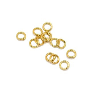 14K Gold Filled Open Jump Ring 6mm (.040) 18GA (20 pcs)