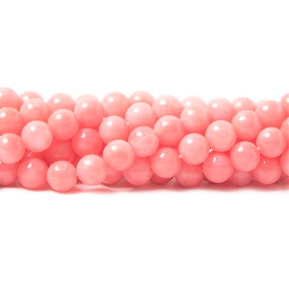Light Pink Coral Round Beads 5mm