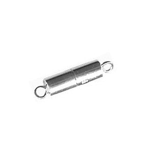 Sterling Silver Magnetic Tube Clasp 6x10mm (2 sets)