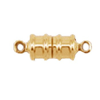 Gold Plated Brass Magnetic Clasp 6x18mm (5 pcs)