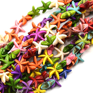 Multicolor Magnesite Starfish14mm