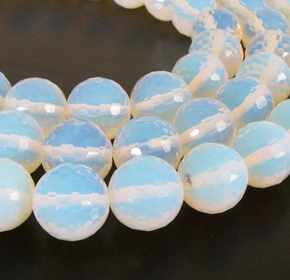 Opalite Faceted Round 18mm