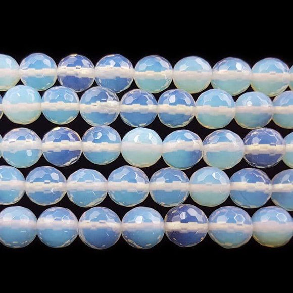 Opalite Faceted Round 4mm, 6mm, 8mm