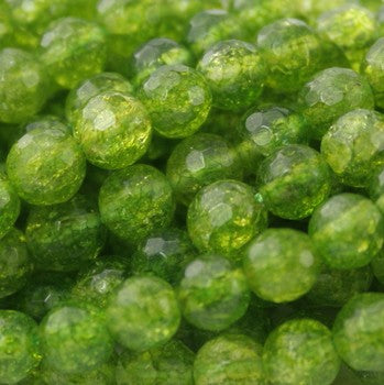 Peridot Faceted Round 6mm