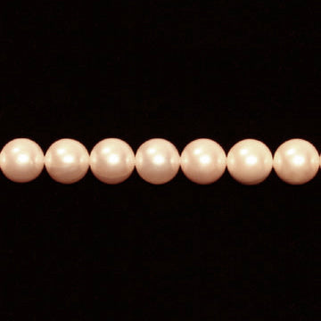 Shell Pearl Round Beads - Pink