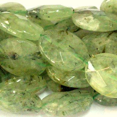 Prehnite Faceted Oval