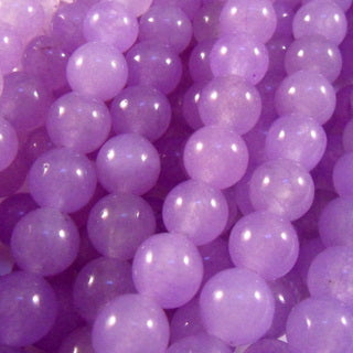 Purple Jade Dyed Round 6mm