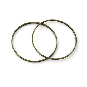 Antique Bronze Ring 8mm (100 pcs)
