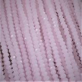 Chinese Crystal Faceted Rondelle 3mm