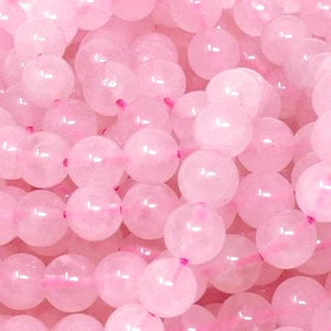Rose Quartz Round Beads 2mm, 3mm, 4mm, 6mm