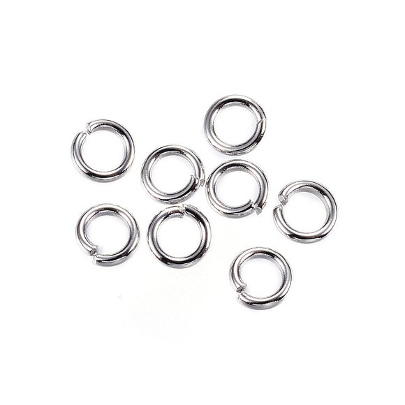 Stainless Steel Open Jump Ring 4mm (200 pcs)