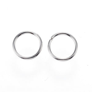 Stainless Steel Open Jump Ring 10mm (100 pcs)