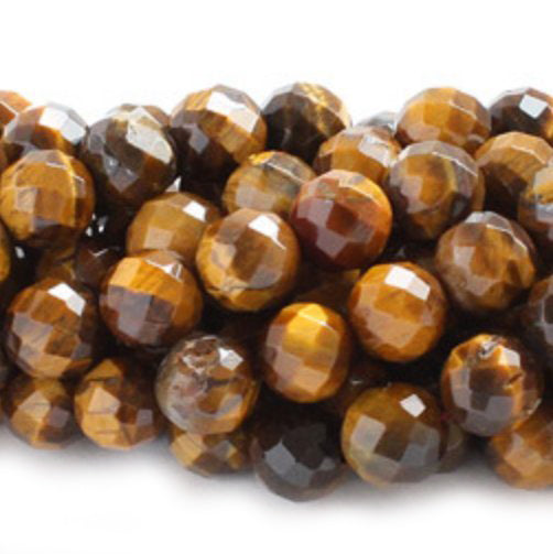 Tiger's Eye Faceted Round 8mm
