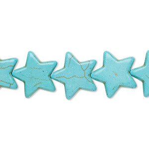 Turquoise Magnesite Star 11~12mm