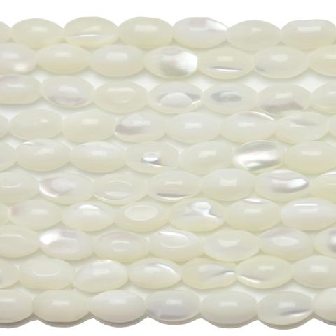 Natural White Mother of Pearl Rice 5x8mm